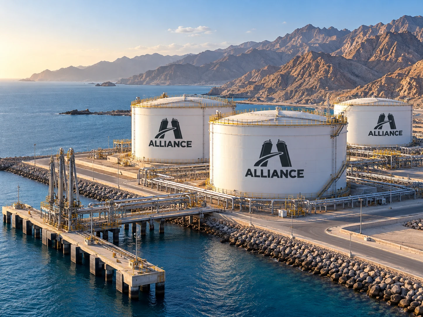 ALLIANCE tank-storage artwork for Fujairah