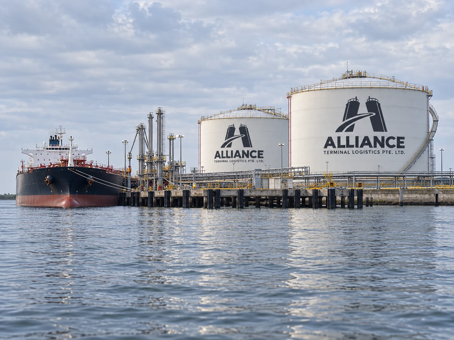ALLIANCE tank artwork for Houston: marine approach and tank storage