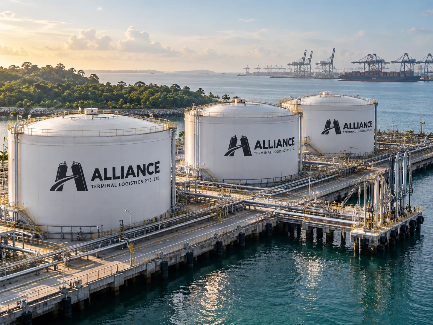 ALLIANCE tank-storage artwork for Jurong