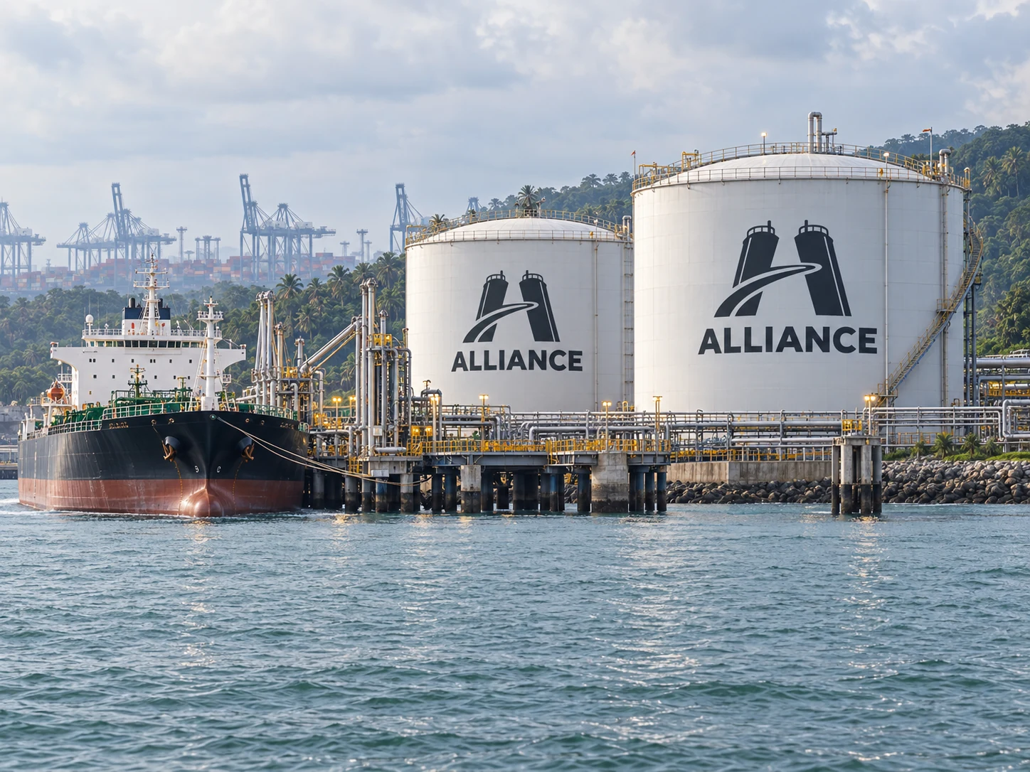 ALLIANCE tank artwork for Jurong: marine approach and tank storage