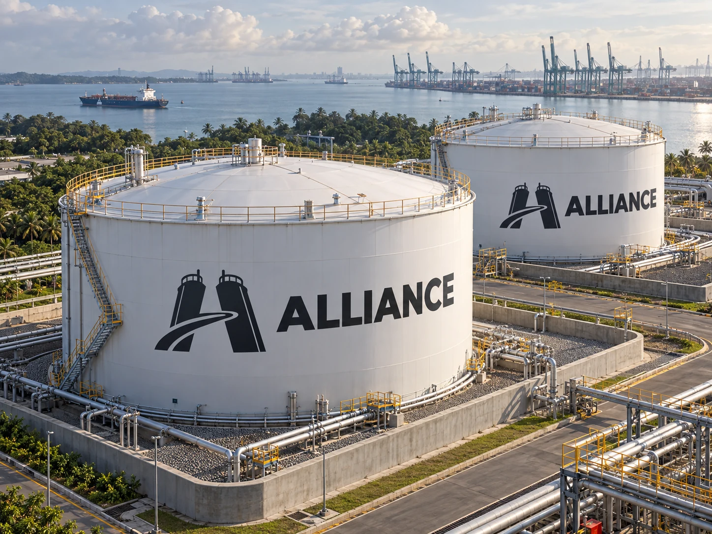 ALLIANCE tank artwork for Jurong: tank roofs and containment