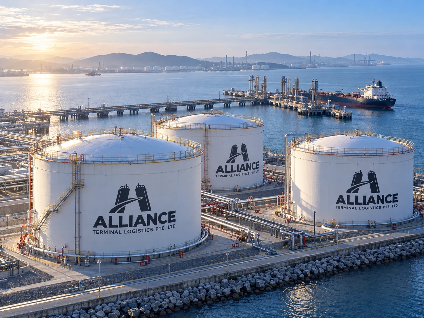 ALLIANCE tank-storage artwork for Qingdao
