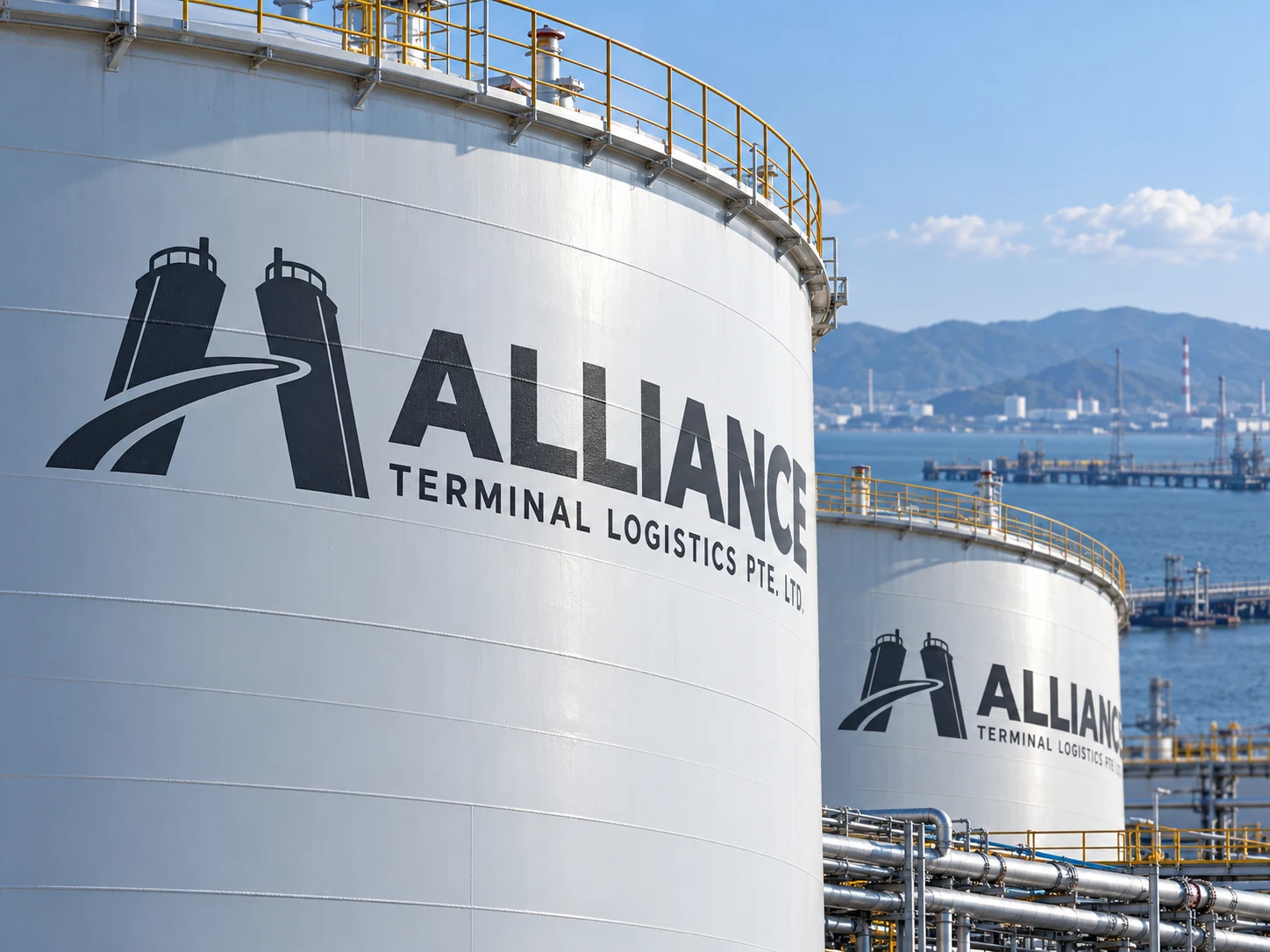 ALLIANCE tank artwork for Qingdao: tank architecture and branding
