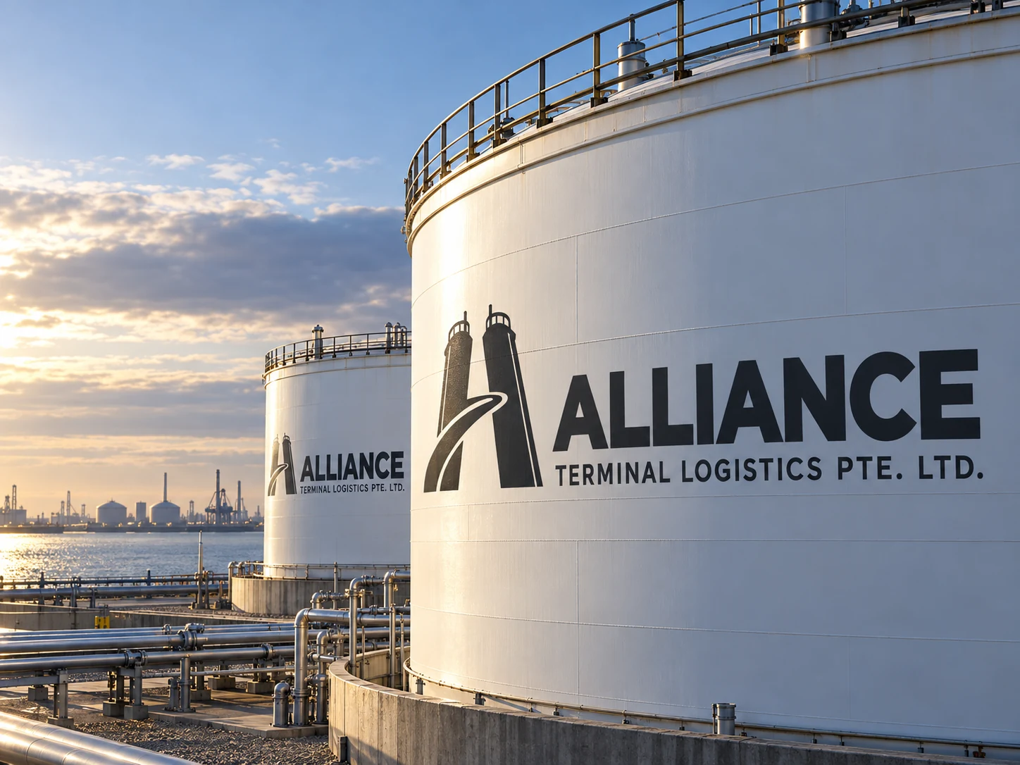 ALLIANCE tank artwork for Rotterdam: tank architecture and branding
